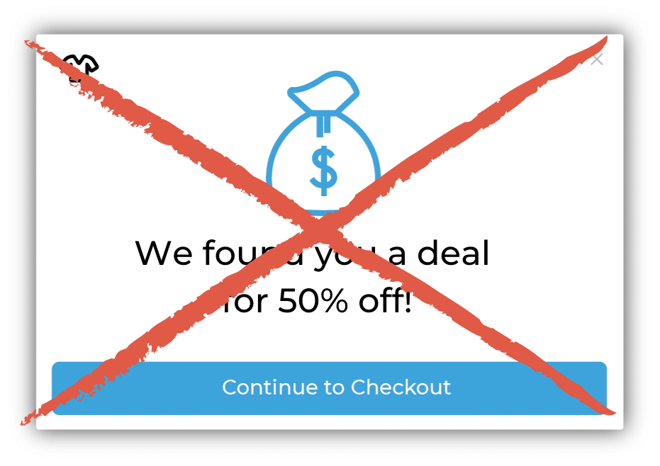 coupon extension blocking